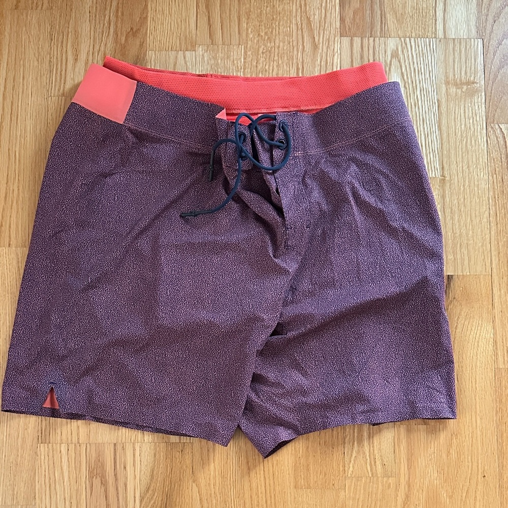 lululemon athletica Purple and Red Swim Trunks